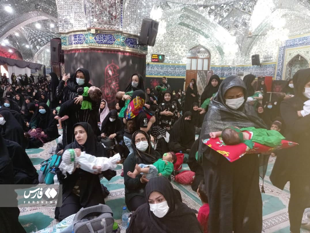 برگزاری مراسم شیرخوارگان حسینی در ۷۵۰۰ نقطه کشور/ عزاداری مادرانه برای نوزاد کربلا