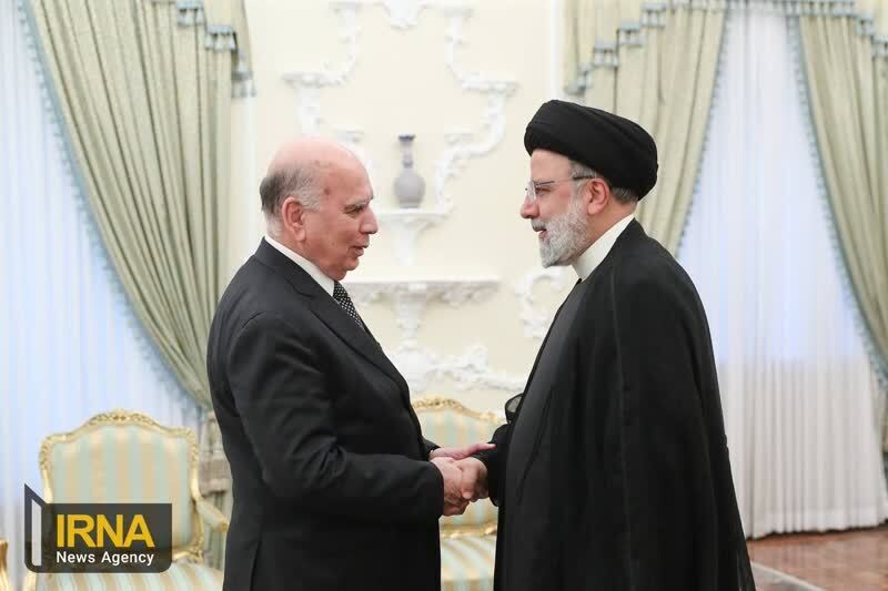 دیدار وزیر خارجه عراق با رئیس جمهور