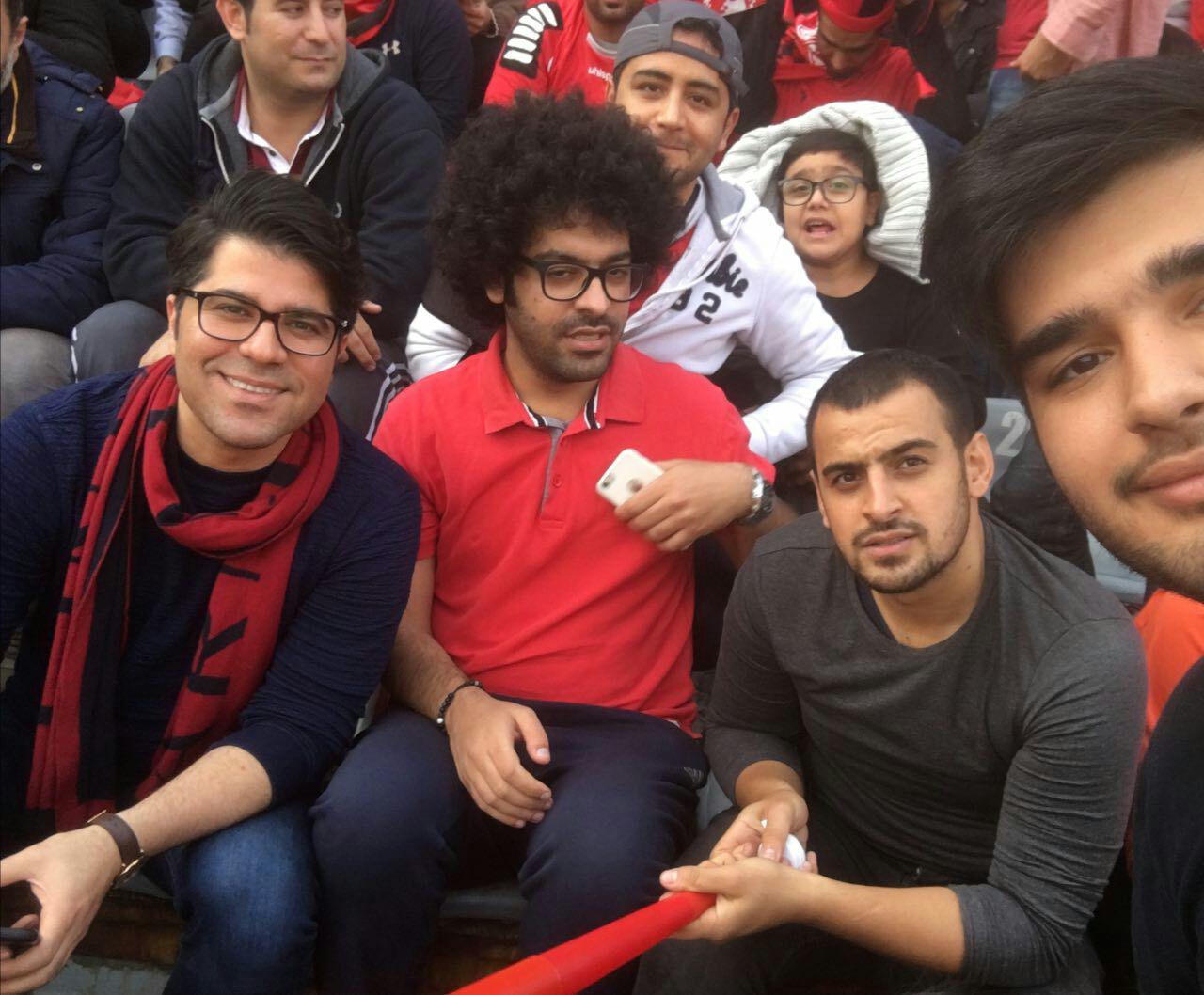 حامد‌ همایون تماشاگر بازی فینال لیگ قهرمانان آسیا