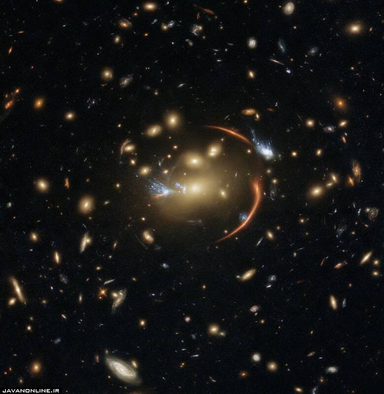 تصویری از کهکشانی با فاصله ۱۰ میلیارد سال نوری از زمین