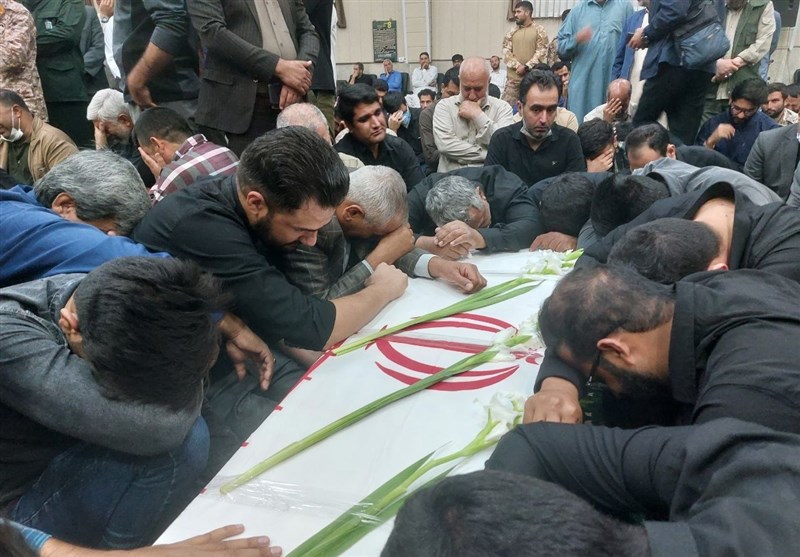 برگزاری مراسم وداع با پیکر شهدا در زاهدان/پیکر شهید هاشمی به کرمان منتقل می‌شود