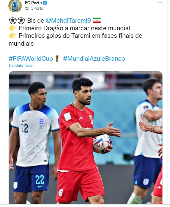 دو رکورد طارمی در جام جهانی سوژه باشگاه پورتو+عکس
